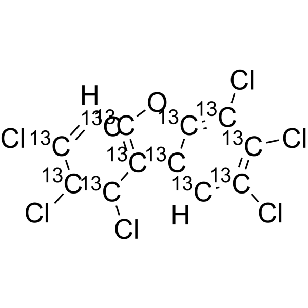 1,2,3,6,7,8-Hexachloro-dibenzofuran-13C12 116843-03-9
